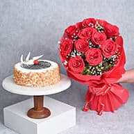 Flowers and cakes